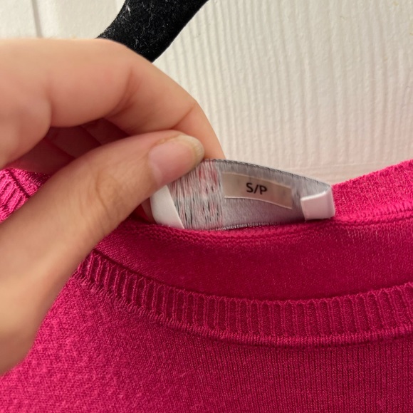 RED Valentino Long-Sleeve Ruffle-Skirt Dress, Fuchsia - Picture 12 of 15